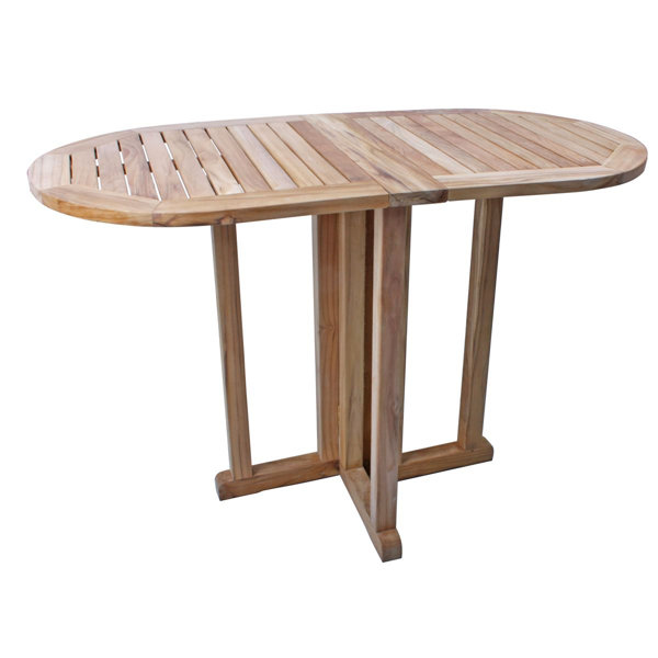 Garten Living Klappbarer Balkontisch Sturdevant aus Teak | Wayfair.de